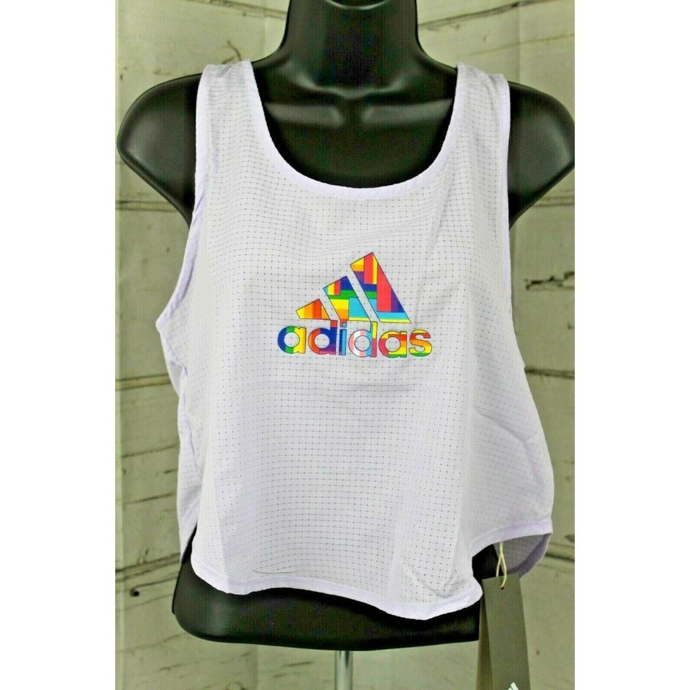 Adidas Womens Pride Tech Crop ( GM3527 ) Size S